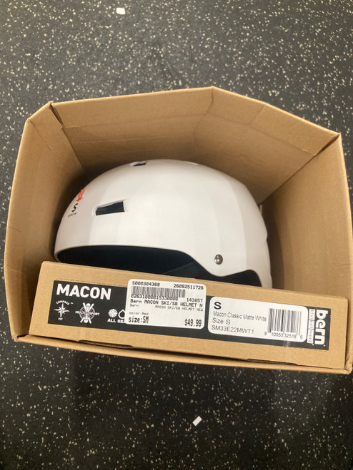 Vist Large View of Product Image Which is Used Bern MACON SKI/SB HELMET NEW Snowsport Helmet Adult Red SM