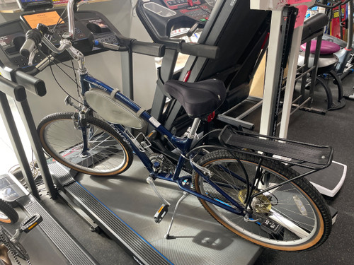 Vist Large View of Product Image Which is Used Electra TOWNIE 21 Cruiser Bike Mens Navy Blue 43-47cm - 17-18" - MD Frame