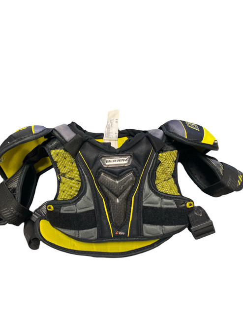 Vist Large View of Product Image Which is Used Bauer SUPREME SHOUDLER PADS Junior Shoulder Pads SM