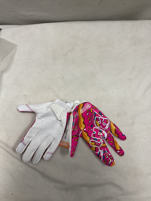 Vist Large View of Product Image Which is Used Battle Sports DOOM SPEED FB Gloves White XXS