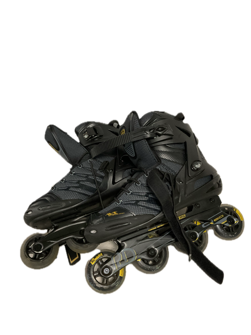 Vist Large View of Product Image Which is Used Rollerblade Q-60 Senior Rec Fitness Skates Black Senior 10