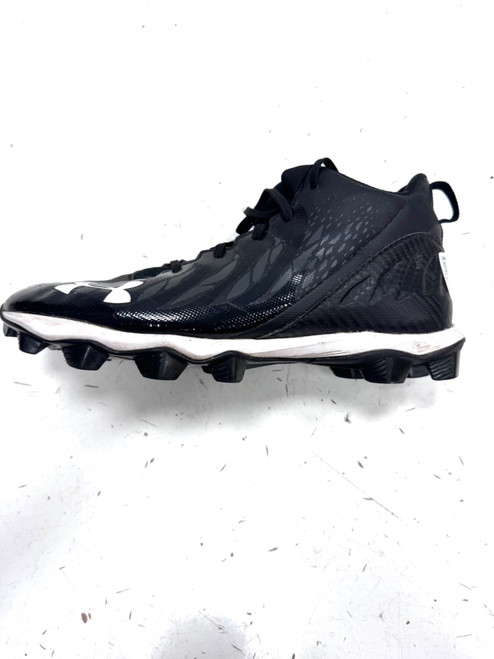 Vist Large View of Product Image Which is Used Under Armour Adult FB Cleats Black Senior 10