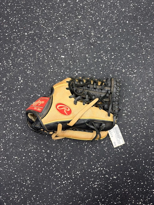 Vist Large View of Product Image Which is Used Rawlings GG ELITE GGE115MTCPT BB/SB Glove RH Throw Tan 11 1/2"