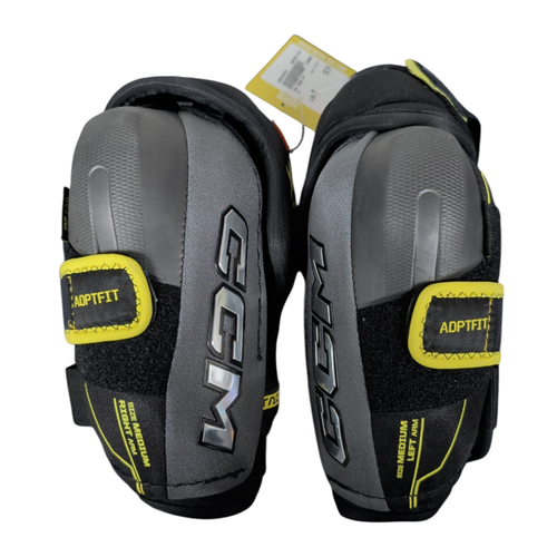 Vist Large View of Product Image Which is Used CCM TACKS XF Senior Hockey Elbow Pads Medium