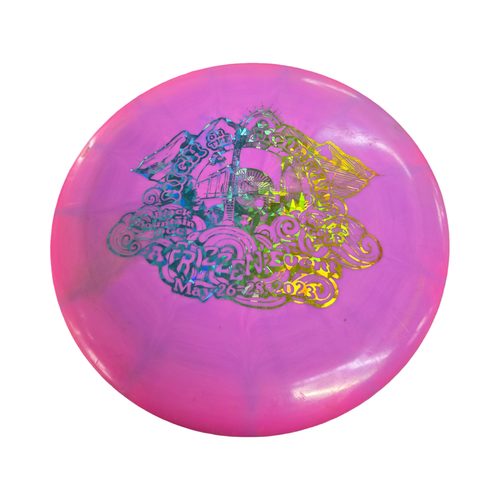 Vist Large View of Product Image Which is Used Discmania LINK Disc Golf Putter Pink