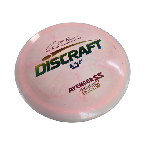 Vist Large View of Product Image Which is Used Discraft AVENGER SS ESP Disc Golf Driver Pink