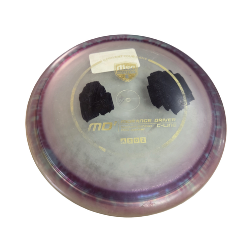 Vist Large View of Product Image Which is Used Discmania MD2 CLINE Disc Golf Mid Range Purple