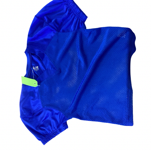 Vist Large View of Product Image Which is Used Champro PRACTICE JERSEY FB Top Youth Royal Blue MD
