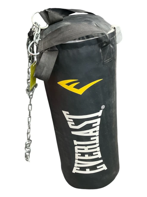 Vist Large View of Product Image Which is Used Everlast 40LB BAG Boxing Heavy Bag Black 40 lb
