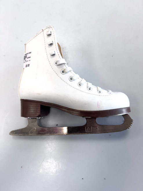 Vist Large View of Product Image Which is Used Jackson GLACIER 120 Girls Figure Skate White Junior 02