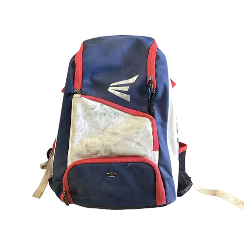 Vist Large View of Product Image Which is Used Easton BACKPACK  USA BB/SB Player Backpack White/Red/Navy