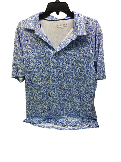 Vist Large View of Product Image Which is Used MAELREG GOLF POLO S.S. Golf Shirt M Royal Blue LG