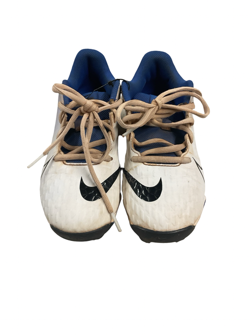 Vist Large View of Product Image Which is Used Nike ROYAL BLUE CLEATS BB/SB Cleats White Senior 7