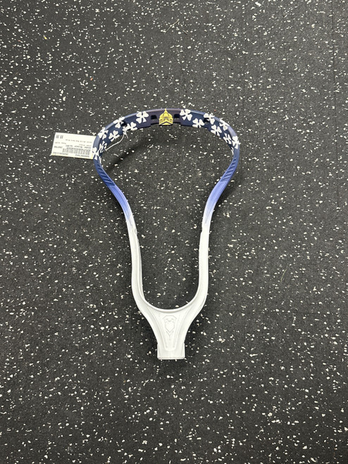 Vist Large View of Product Image Which is Used Under Armour GLORY Womens Lacrosse Head White And Navy Blue