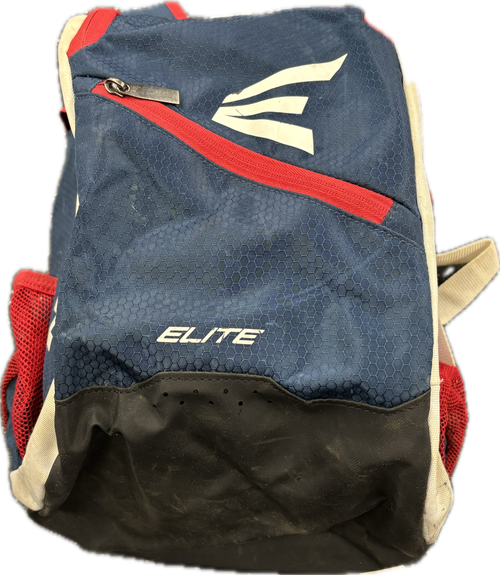 Vist Large View of Product Image Which is Used Easton ELITE BB/SB Player Backpack Navy Blue And Red