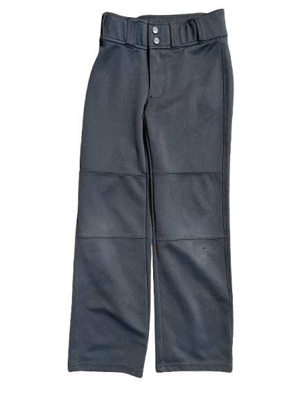 Vist Large View of Product Image Which is Used Under Armour OPEN BOTTOM YSM BB/SB Pant Boys Black SM