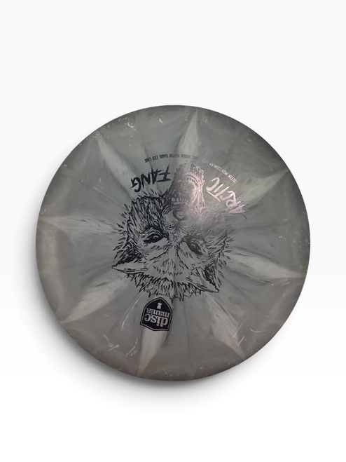 Vist Large View of Product Image Which is Used Discmania ARCTIC FANG HARD EXO LINK Disc Golf Putter Grey