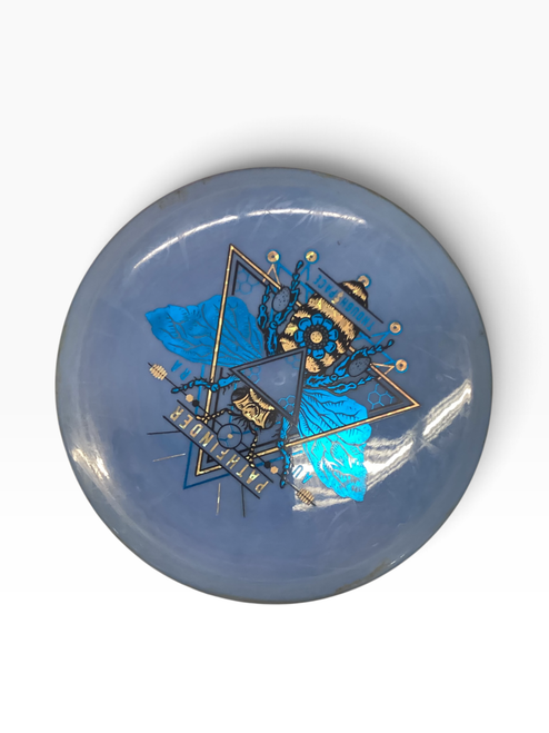 Vist Large View of Product Image Which is Used Thought Space Athletics AURA PATHFINDER Disc Golf Mid Range Royal Blue