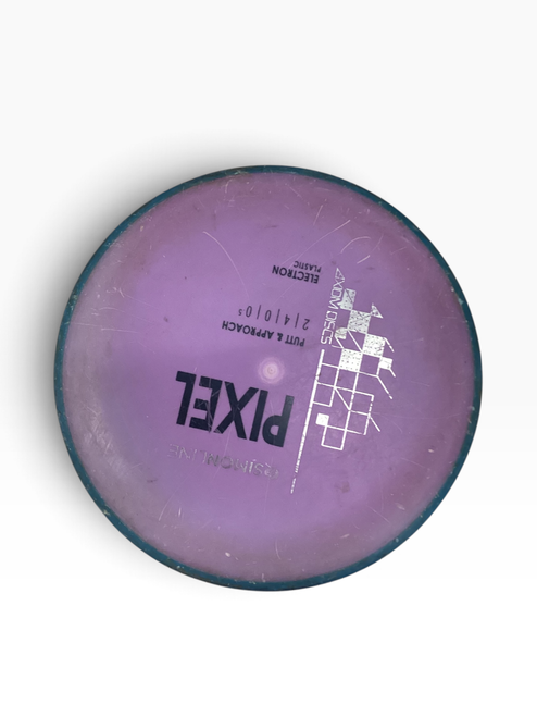 Vist Large View of Product Image Which is Used Axiom PIXEL\ Disc Golf Putter Red