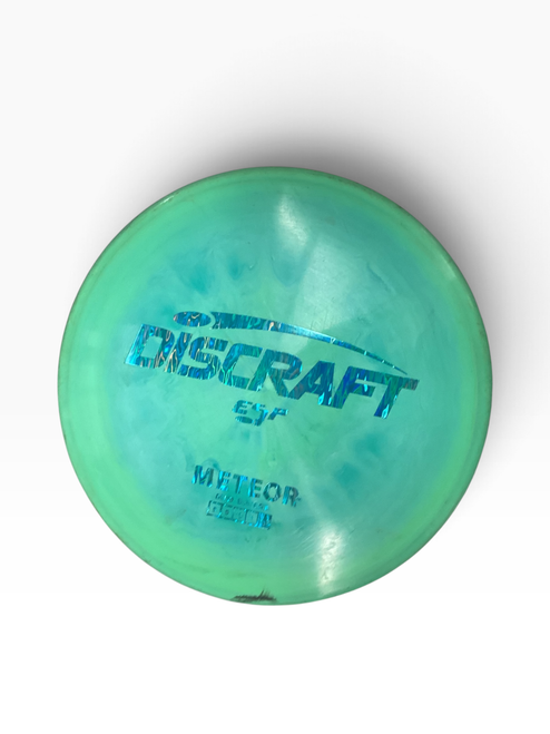Vist Large View of Product Image Which is Used Discraft ESP METEOR Disc Golf Mid Range Green