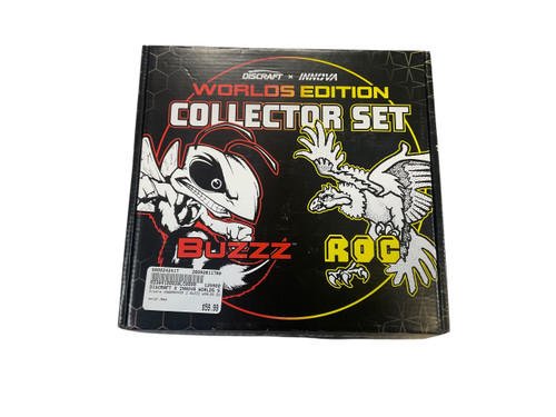 Vist Large View of Product Image Which is Used Discraft JAWBREAKER Z BUZZZ WORLDS EDITION Disc Golf Mid Range Red