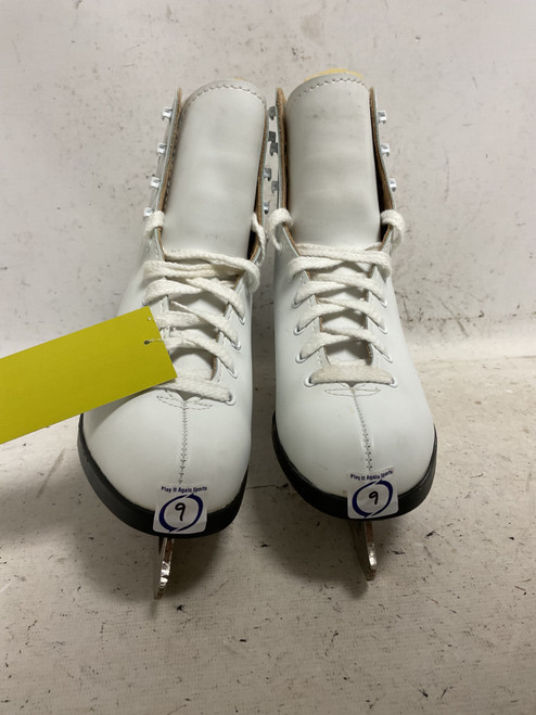 Vist Large View of Product Image Which is Used Lake Placid 685 WomensFigure Skate White Senior 9
