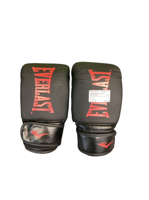 Vist Large View of Product Image Which is Used Everlast Boxing Gloves Black L/XL