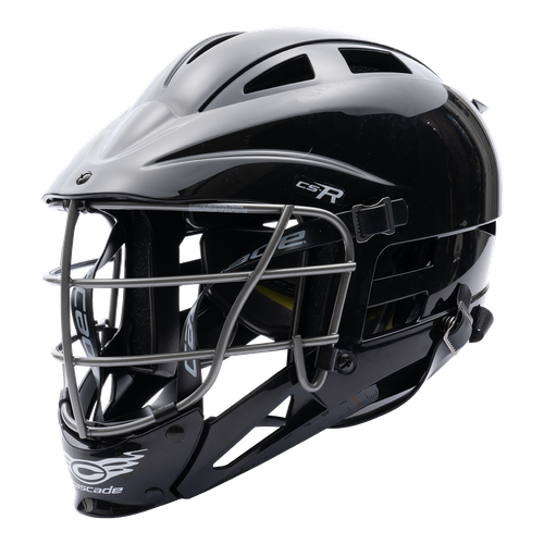 Vist Large View of Product Image Which is Cascade CS-R Lacrosse Helmet, Black