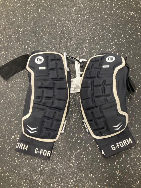 Vist Large View of Product Image Which is Used GFORM ELBOW PADS Lacrosse Arm Pads/Guards Black Youth
