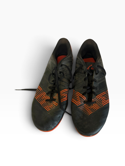 Vist Large View of Product Image Which is Used Adidas Soccer Cleats Black Senior 10.5