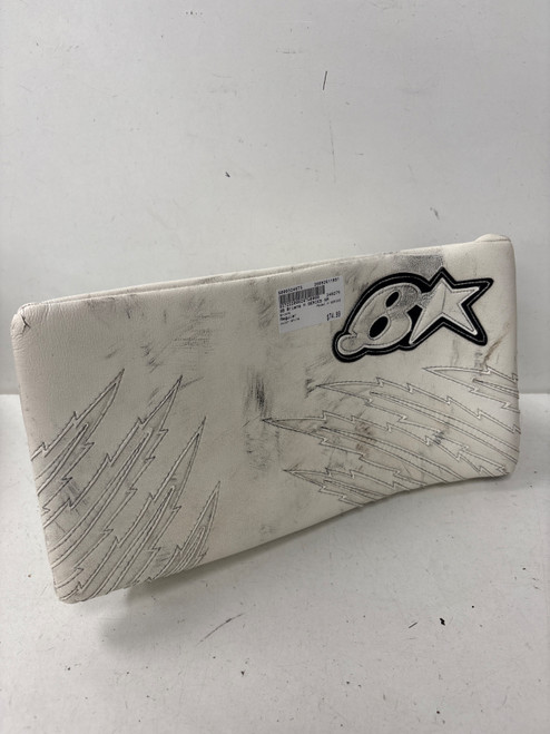 Vist Large View of Product Image Which is Used Brians H SERIES Senior Goalie Blocker White