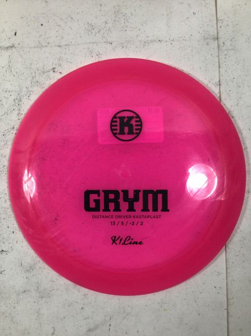 Vist Large View of Product Image Which is Used Kastaplast K1 GRYM Disc Golf Driver Pink 175g