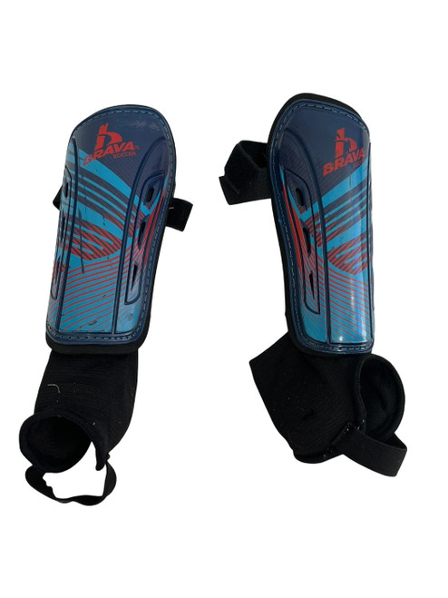 Vist Large View of Product Image Which is Used Brava Adult SM Soccer Shin Guards