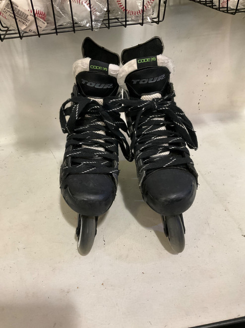 Vist Large View of Product Image Which is Used Tour CODE 9 Senior Aggressive Skates Black Senior 7
