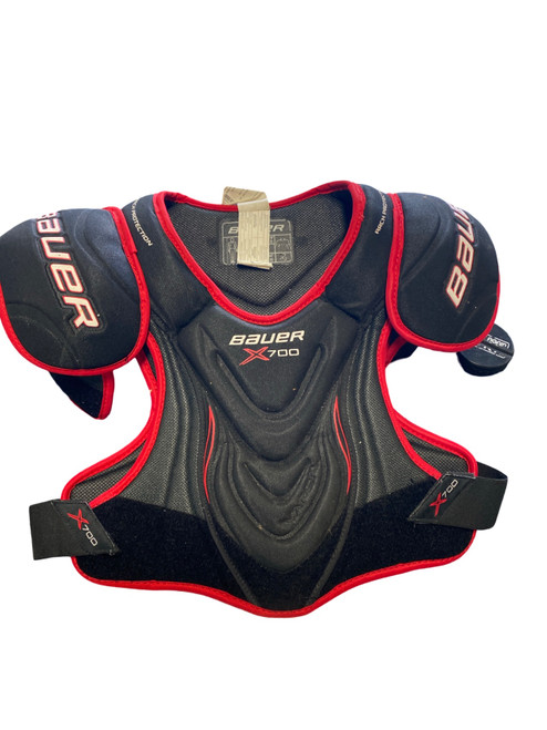 Vist Large View of Product Image Which is Used Bauer X700 Senior Shoulder Pads SM