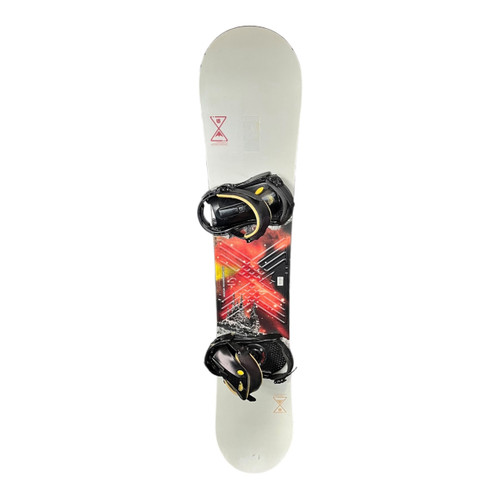 Vist Large View of Product Image Which is Used Burton PROGRESSION Mens Board/Bindings White 156 cm