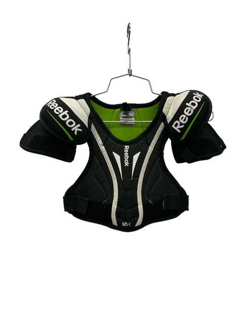 Vist Large View of Product Image Which is Used Reebok 12K Youth Shoulder Pads LG