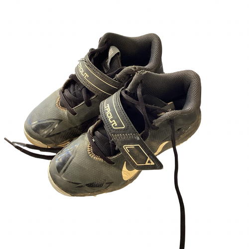 Vist Large View of Product Image Which is Used Nike TROUT MID BB/SB Cleats Black Junior 01