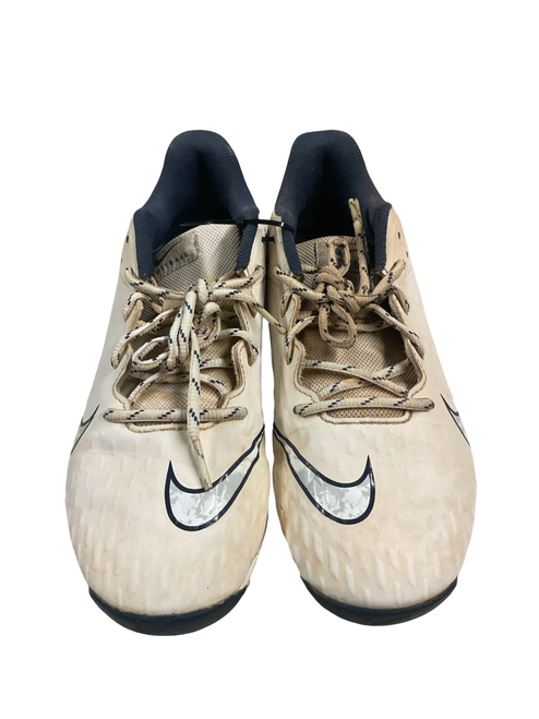 Vist Large View of Product Image Which is Used Nike DIAMOND BB/SB Cleats White Senior 9