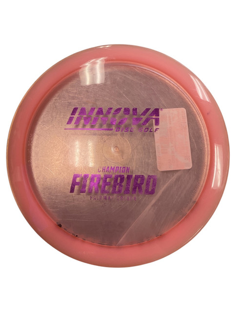 Vist Large View of Product Image Which is Used Innova CHAMPION FIREBIRD Disc Golf Driver Pink 175g