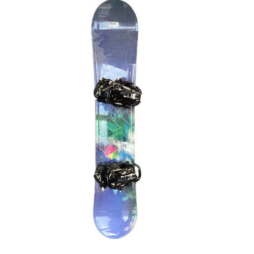 Vist Large View of Product Image Which is Used Morrow BLUE PAINT/K2 Womens Board/Bindings Navy Blue 147 cm