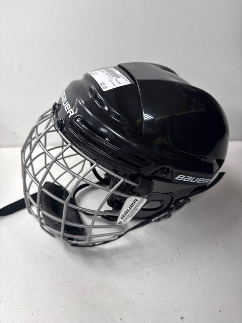 Vist Large View of Product Image Which is Used Bauer 2100 Helmet Cage Combo Black SM