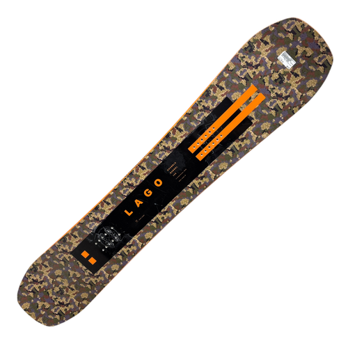 Vist Large View of Product Image Which is Used LAGO DOUBLE BARREL Mens Snowboard Only Brown 159 cm