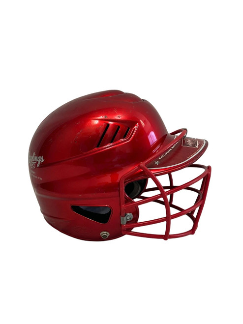Vist Large View of Product Image Which is Used Rawlings SB Batting Helmet w/Mask