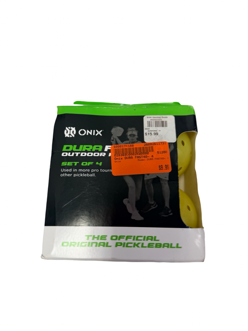 Vist Large View of Product Image Which is New Onix DURA FAST40- 4 Outdoor Pickleballs