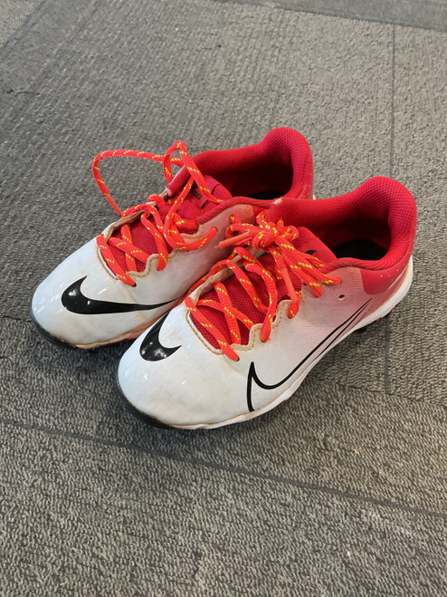 Vist Large View of Product Image Which is Used Nike HYPERDIAMOND 4 BB/SB Cleats Red Junior 01