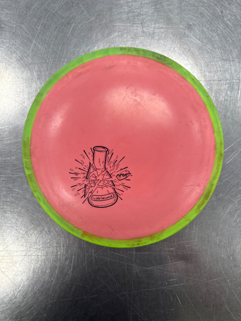 Vist Large View of Product Image Which is Used MVP LAB SECOND Disc Golf Driver Pink