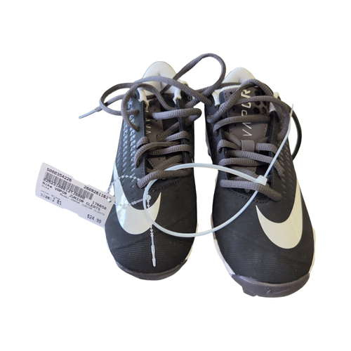 Vist Large View of Product Image Which is Used Nike VAPOR JUNIOR CLEATS Jr FB Cleats Black Junior 01