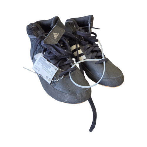 Vist Large View of Product Image Which is Used Adidas JUNIOR WRESTLING SHOES Wrestling Shoes Black Junior 02