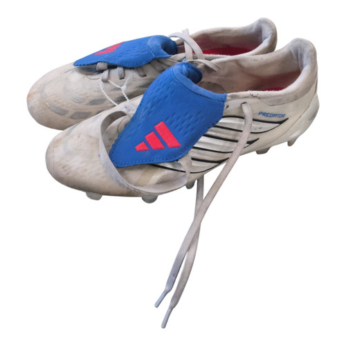 Vist Large View of Product Image Which is Used Adidas PREDATOR Soccer Cleats White Senior 7